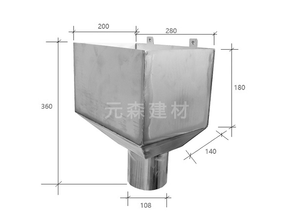 不銹鋼雨水斗系列